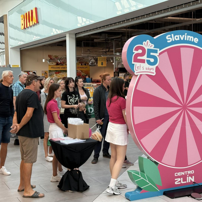 OC Centro Zlín slavilo čtvrtstoletí – oslava plná radosti, zážitků a překvapení