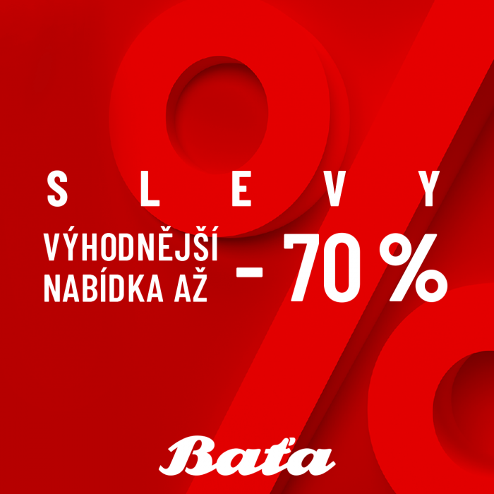 Až 70% slevy u Bati