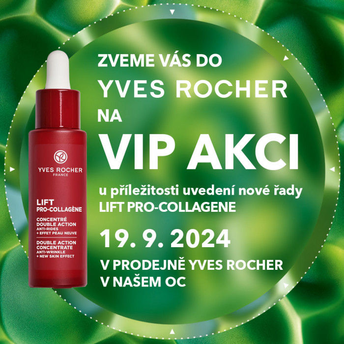 Pozvánka na VIP event Yves Rocher