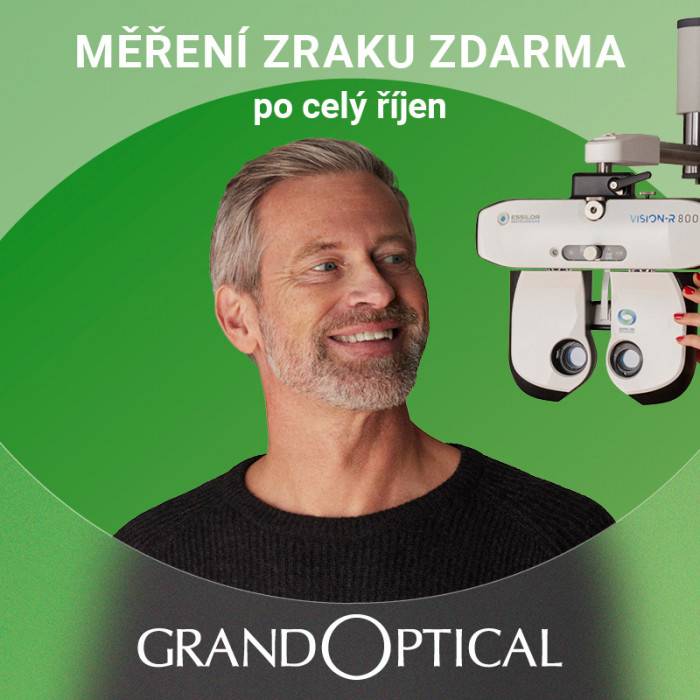 Sleva podle věku a měření zraku zdarma v GrandOptical