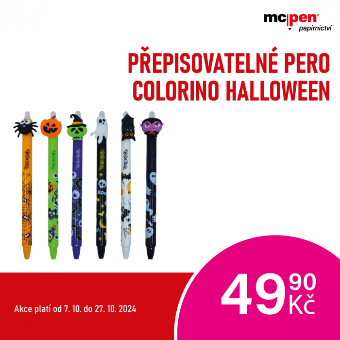 Přepisovatelné pero Colorino Halloween v McPen