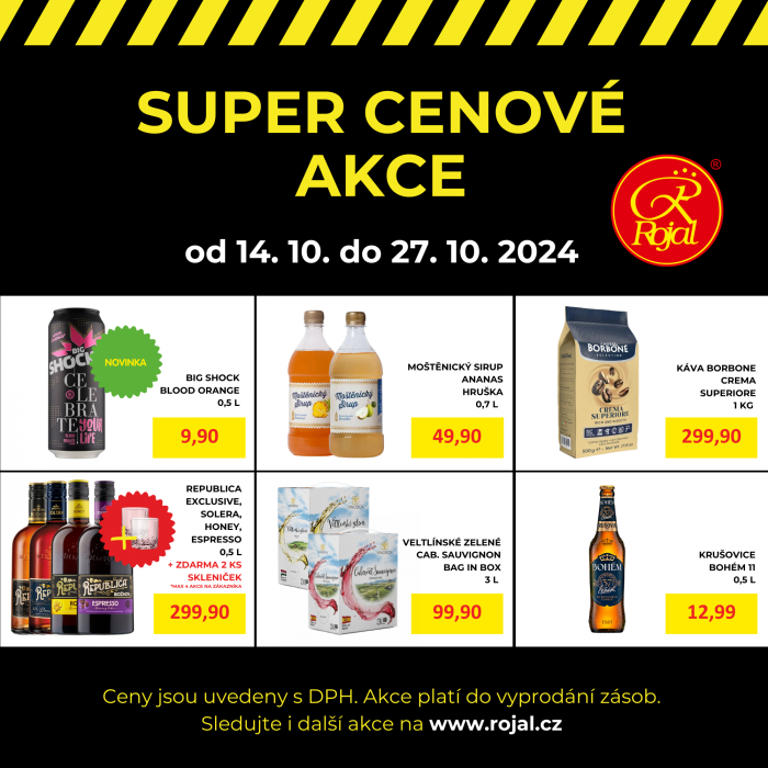 Super cenové akce v Rojal!