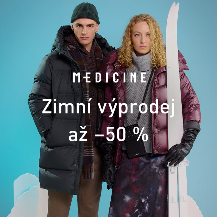 Zimní výprodej v Medicine se slevou až 50 %!