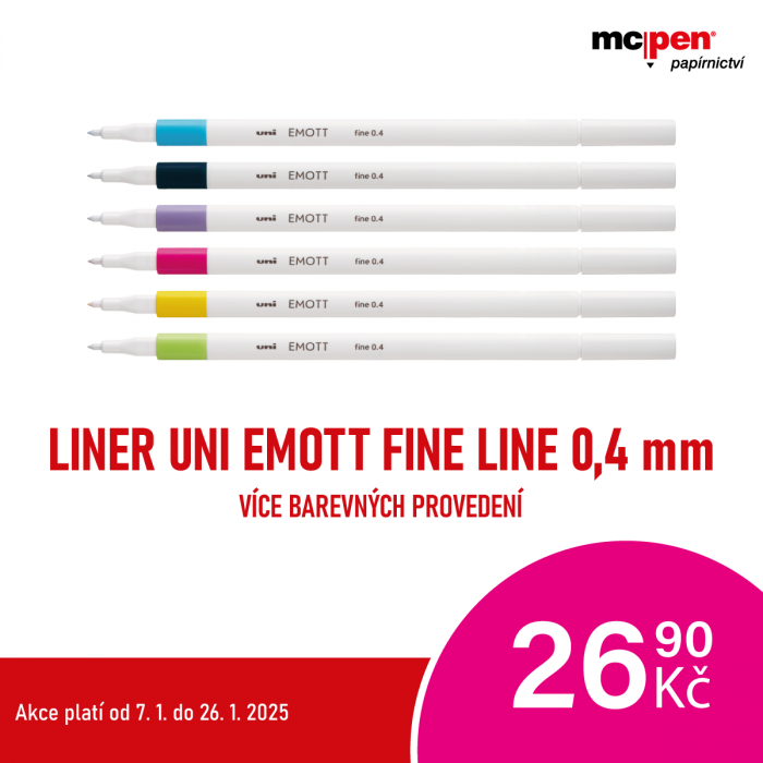 Liner Uni Emott Fine Line 0,4 mm v McPen