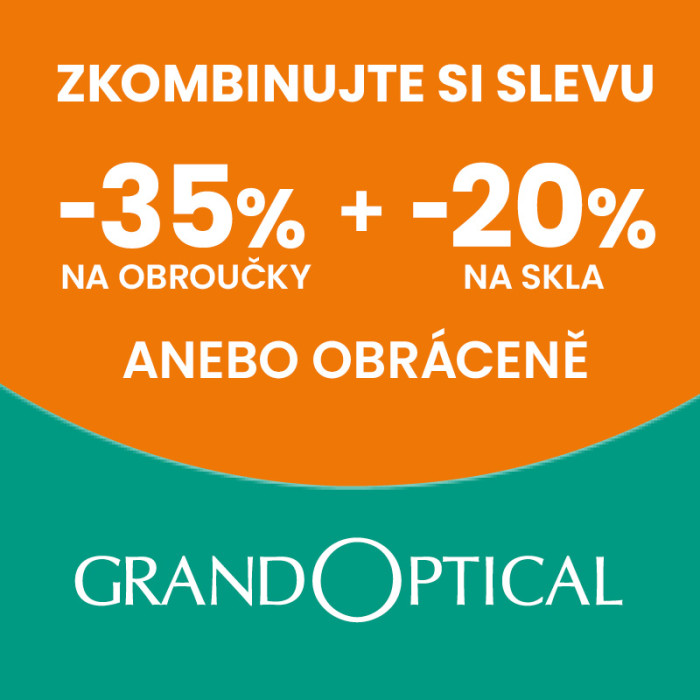 Zkombinujte si svou slevu v GrandOptical!