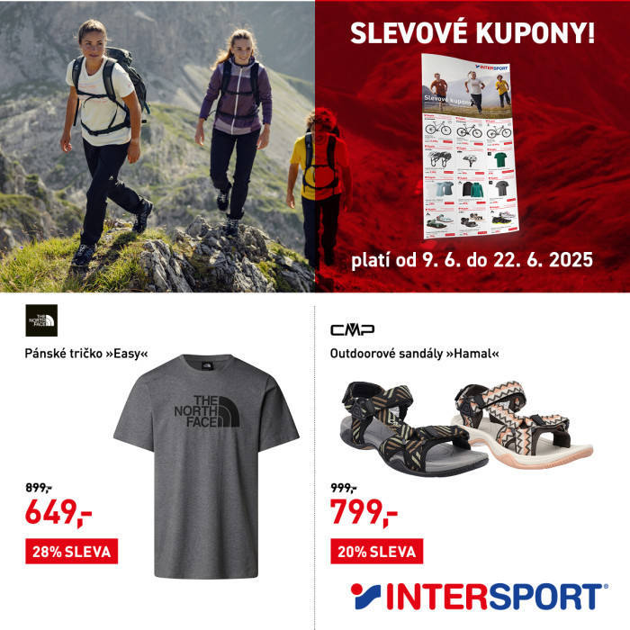Slevové kupóny do Intersport!