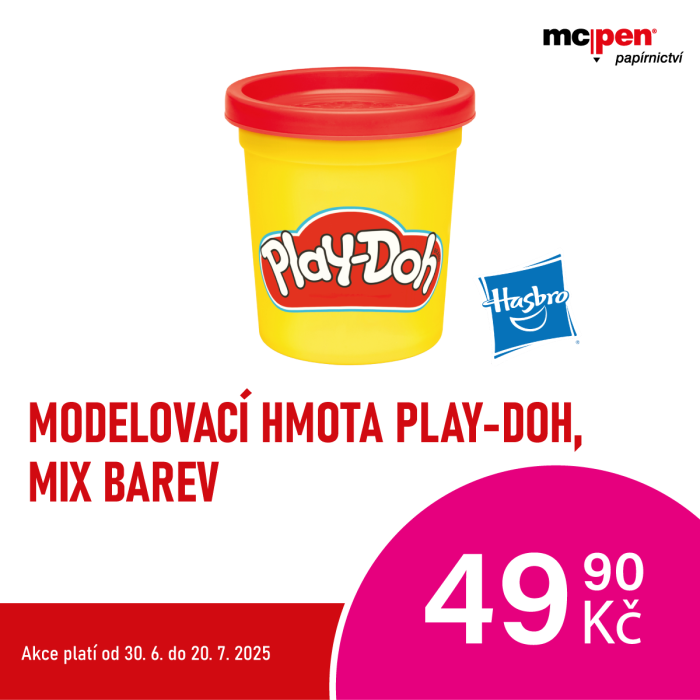 Modelovací hmota Play-Doh, mix barev, za akční cenu v McPen