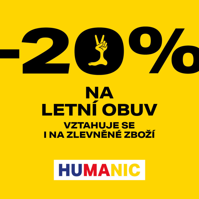 -20 % na letní obuv v Humanic!