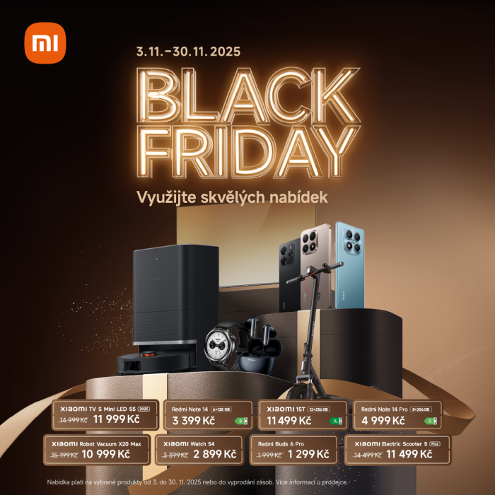 Black Friday u Xiaomi je tady!
