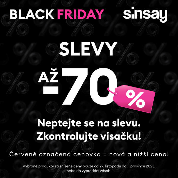 WOW! Nakupujte v SINSAY za bezkonkurenční ceny!