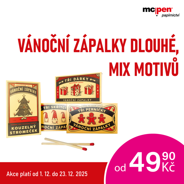 Vánoční akce v McPen papírnictví!