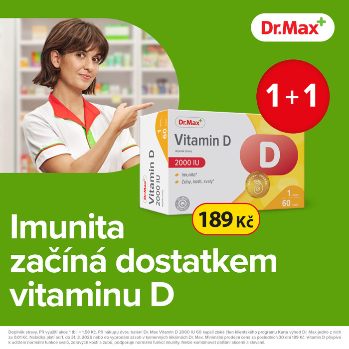 Dr. Max Vitamín D 2000 IU 60tbl