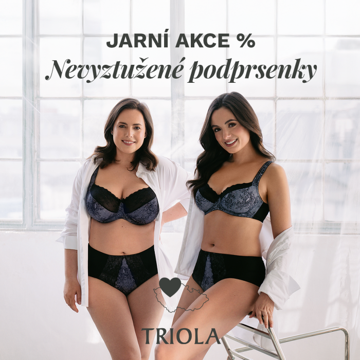 JARNÍ AKCE v Triola – nevyztužené podprsenky