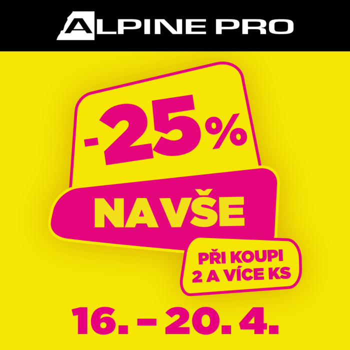 Jarní akce ALPINE PRO
