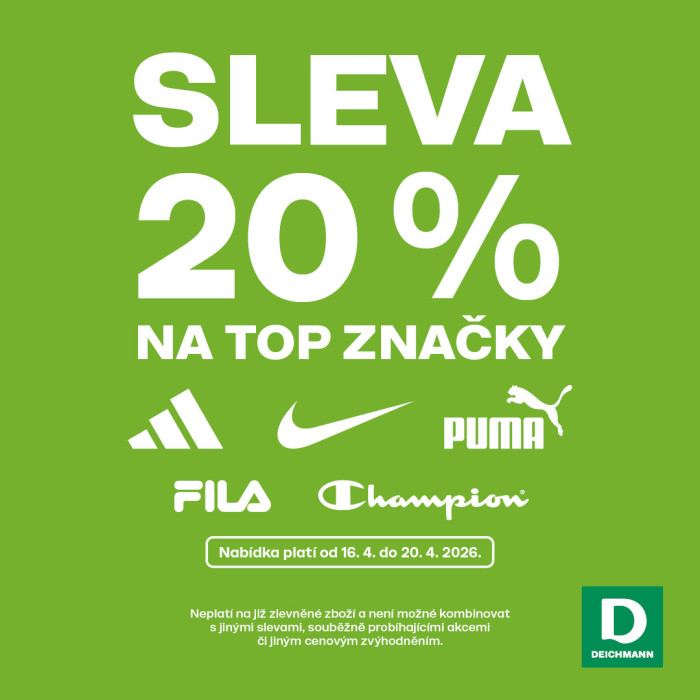 Sleva, která rozhýbe váš styl v Deichmann!