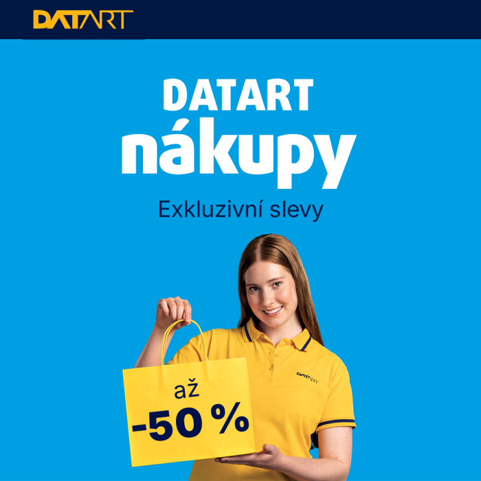 DATART nákupy: až 50% sleva