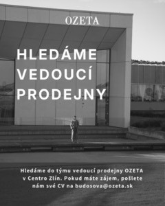 OZETA hledá vedoucí prodejny