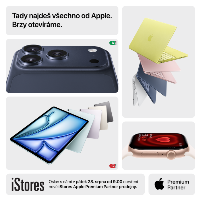 Otevíráme novou iStore Apple Premium prodejnu