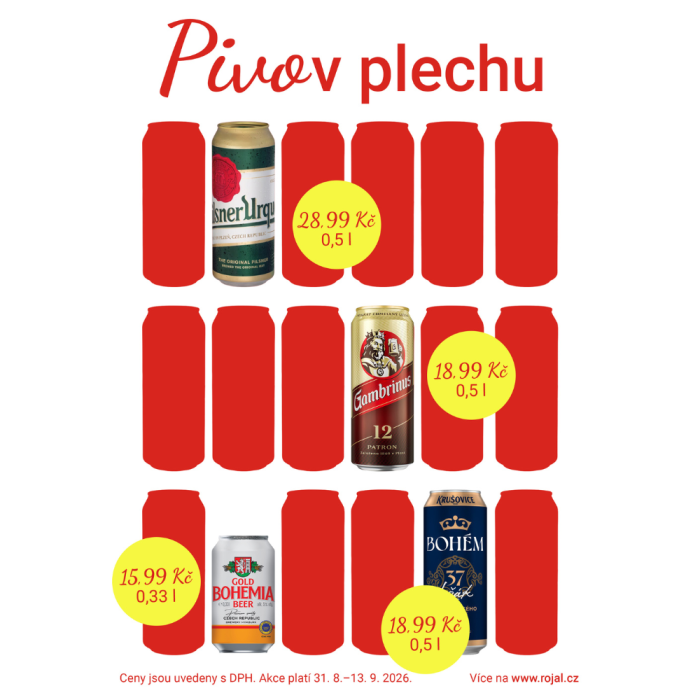 Cenové trháky v Rojalu